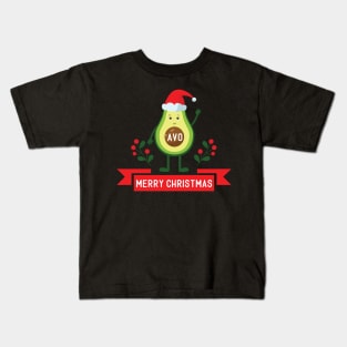 Avo Merry Christmas Kids T-Shirt